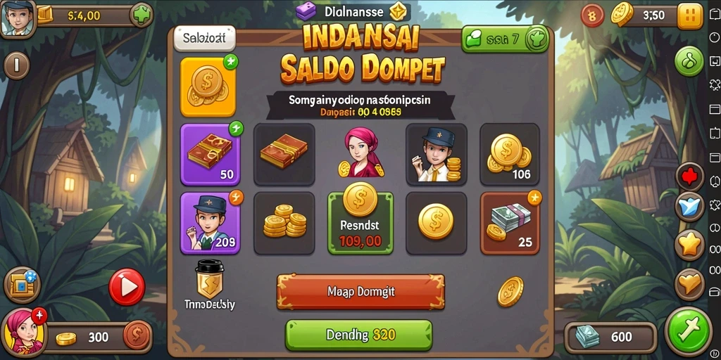 Tampilan grafis yang menarik dan berwarna-warni.