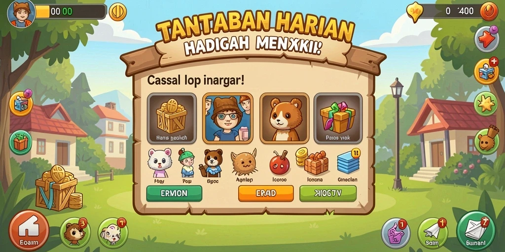 Tampilan karakter utama dalam aksi menegangkan.