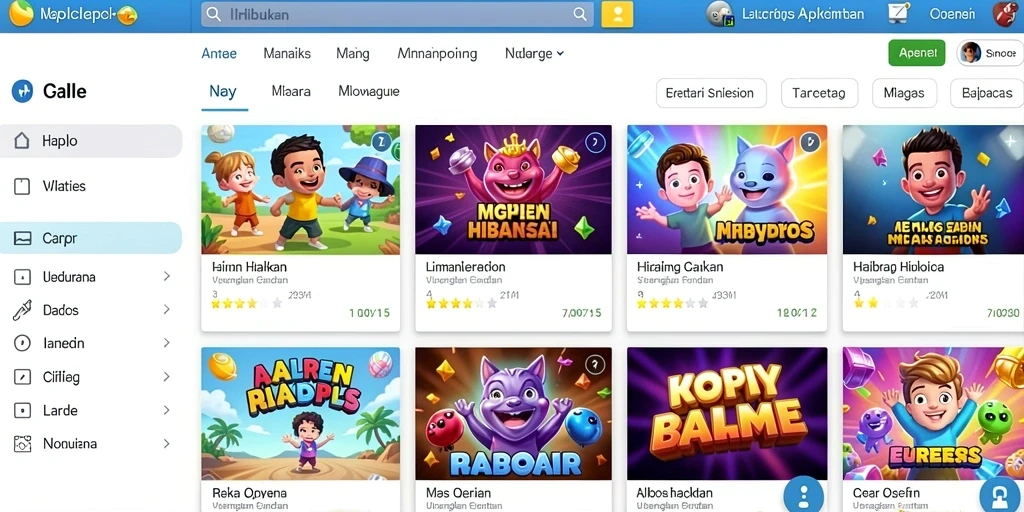Tampilan awal yang menarik dan user-friendly.