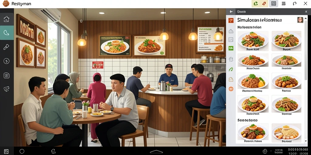 Tampilan antarmuka yang modern dan menarik.