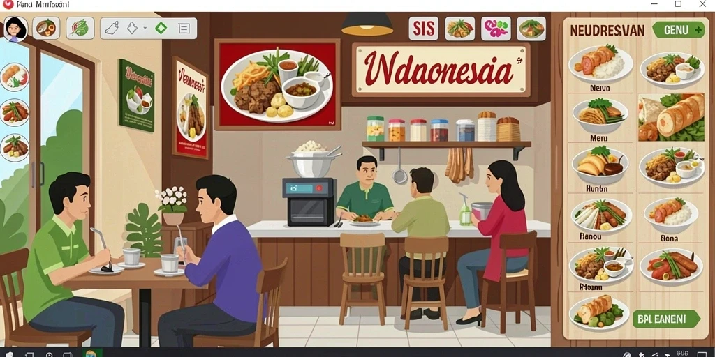 Tangkapan layar menunjukkan karakter utama dalam aksi mendebarkan.
