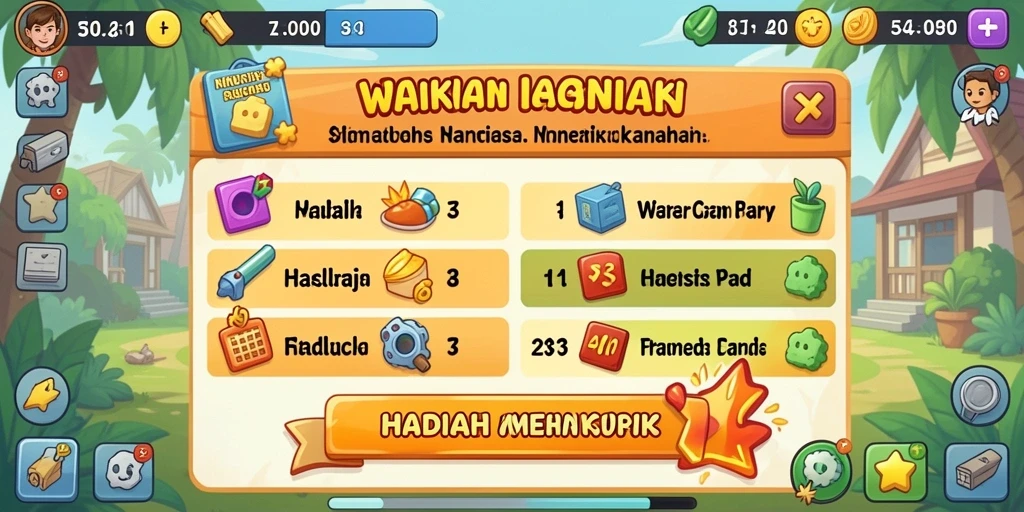 Tangkapan layar menampilkan grafis menawan dalam GARANG4D.