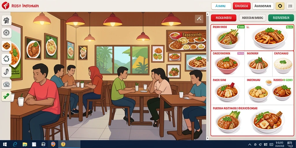 Tampilan antarmuka yang user-friendly dan menarik.