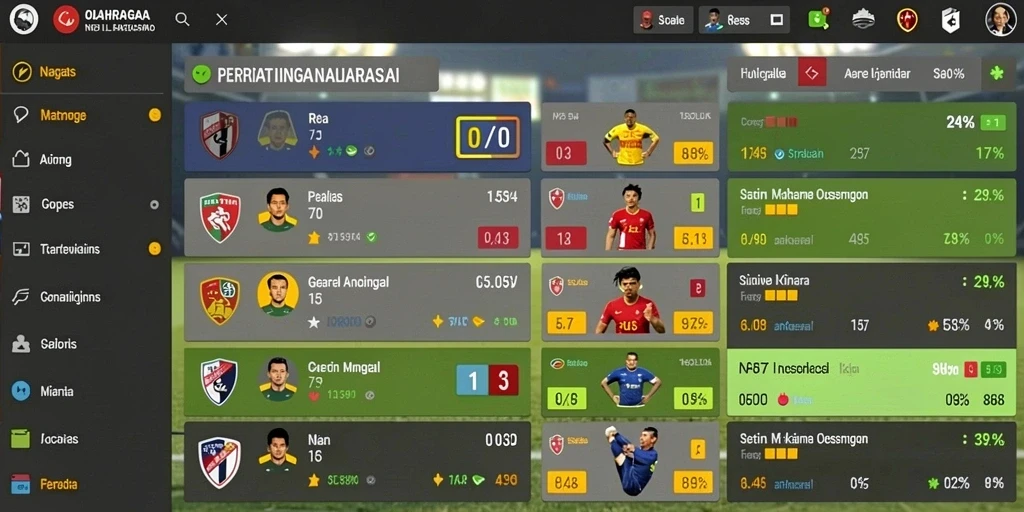 Tampilan awal MEGAPETIR yang menarik dan berwarna-warni.