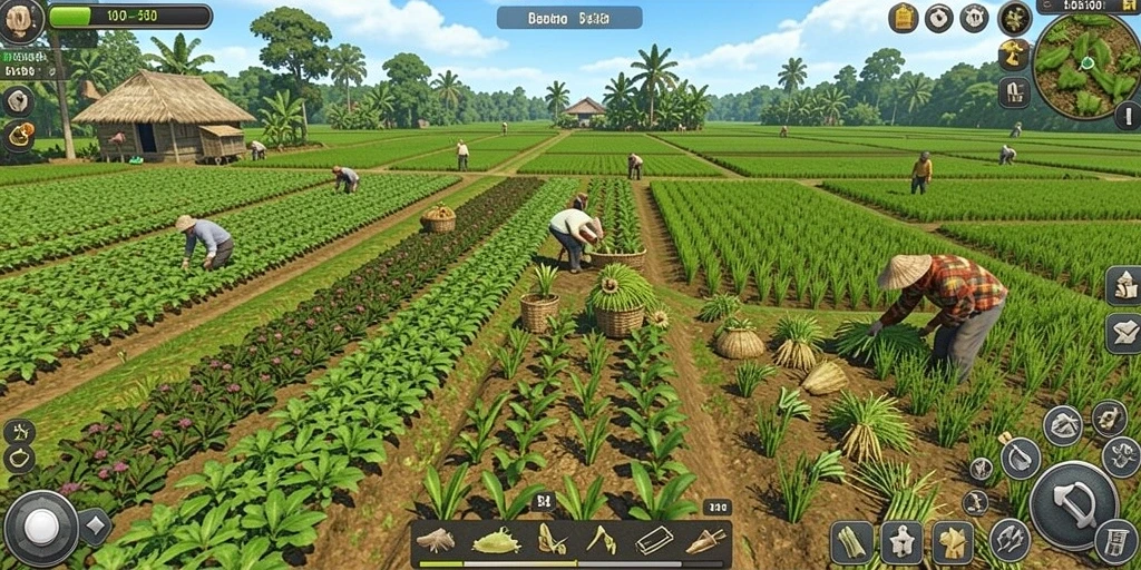 Tampilan awal game yang menarik dan penuh warna.