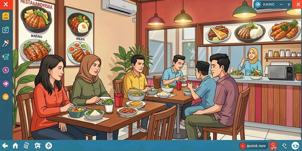 Tampilan antarmuka yang ramah pengguna.