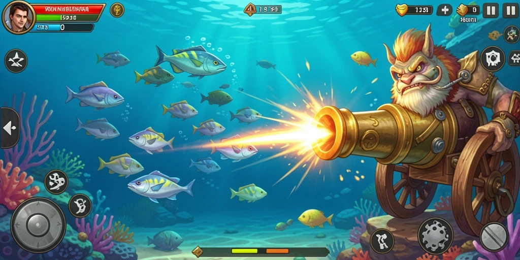 Tampilan awal permainan yang menarik dan user-friendly.