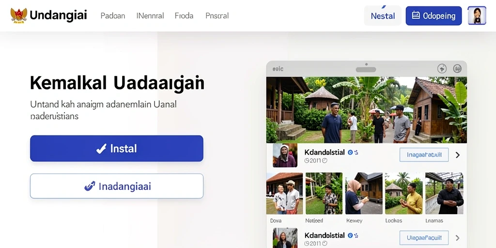Screenshot tampilan antarmuka yang user-friendly.