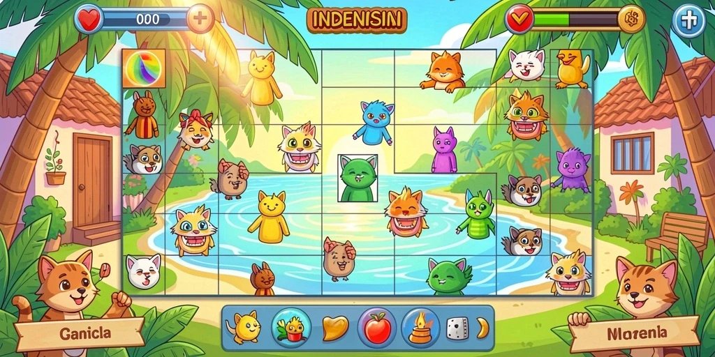 Tangkapan layar menunjukkan halaman utama permainan WAJAN4D.