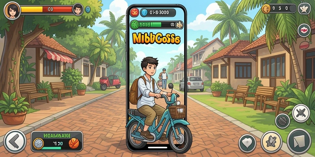 Tampilan karakter yang menarik di ZK6.